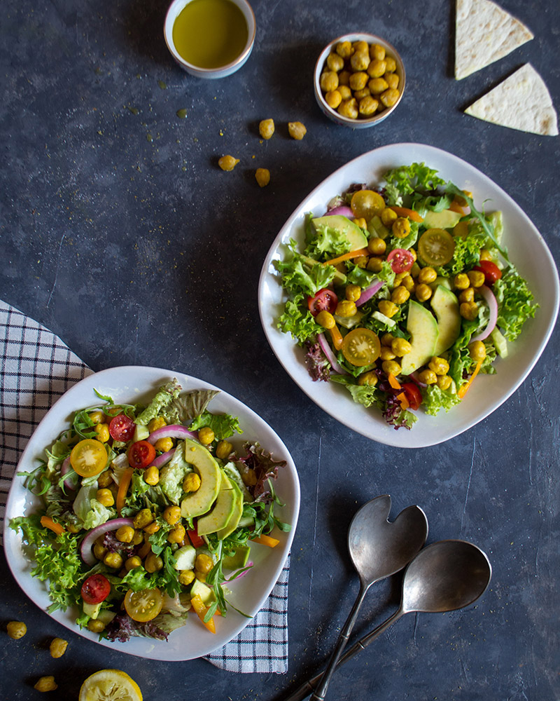 Μια απλή συνταγή για πολύχρωμη σαλάτα